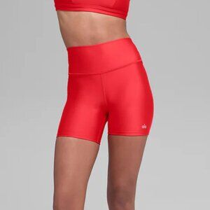ALO Yoga 5" Airlift Energy Shorts in Bright Red (limited) Sz. Small